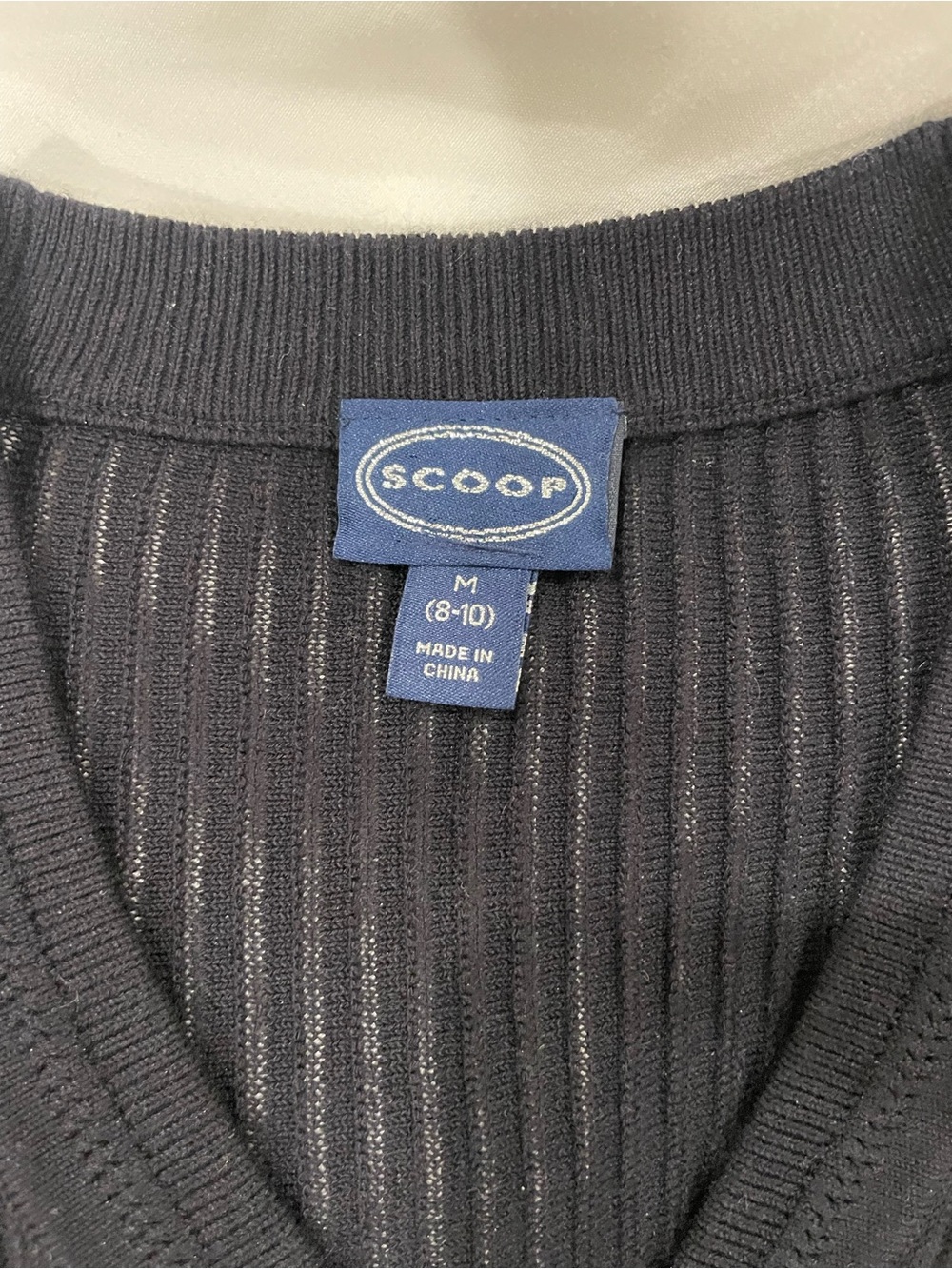 Scoop Button Down Ribbed Cardigan - Picture 2 of 11